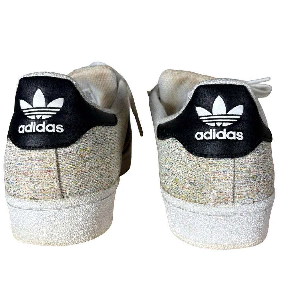 Adidas Superstar Tan Speckled Canvas Shell Toe Sneakers Women 6 - Picture 7 of 10